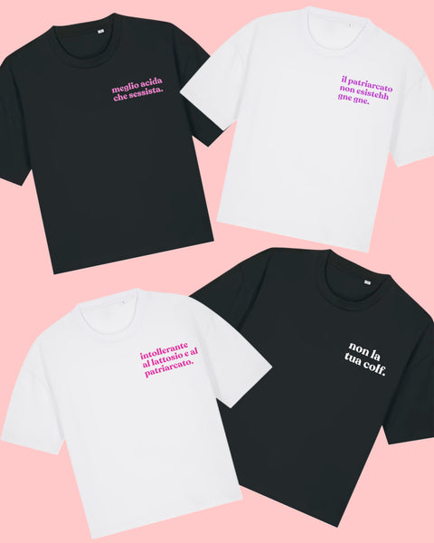 La t-shirtina - scegli il tuo slogan