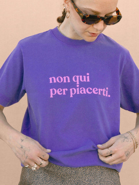 La t-shirt non qui per piacerti