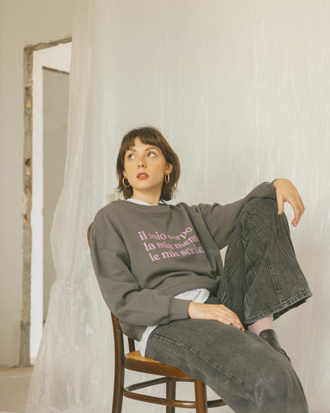 La felpa il mio corpo